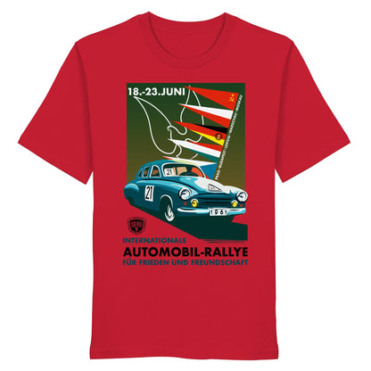 ORGANIC BIO SHIRT UNISEX • INTERNATIONALE RALLYE WARTBURG 1961 (ORIGINAL-PLAKAT)