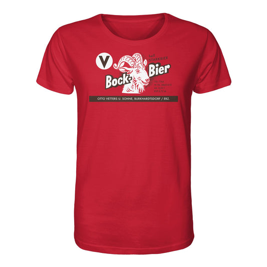 DDR Ostalgie Bio-Shirt Unisex • BOCKBIER - OTTO VETTERS ERZGEBIRGE