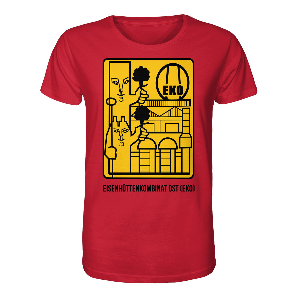 DDR Ostalgie Bio-Shirt Unisex • EISENHÜTTENKOMBINAT OST (EKO)