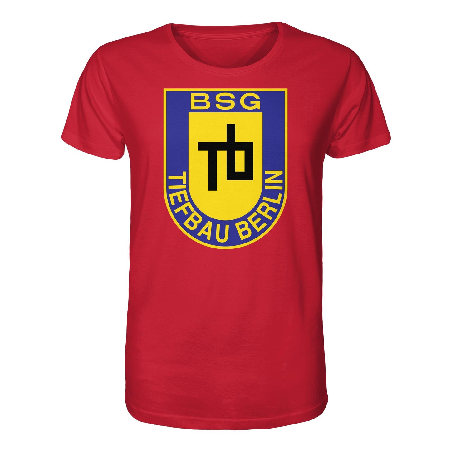 DDR Ostalgie Bio-Shirt Unisex • BSG TB TIEFBAU BERLIN