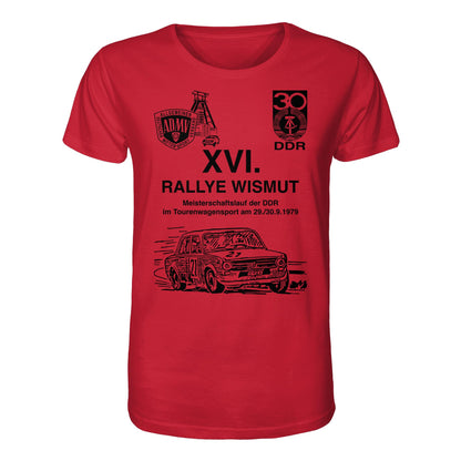 ORGANIC BIO SHIRT UNISEX • 16. RALLYE WISMUT, MEISTERSCHAFTSLAUF DER DDR - 1979