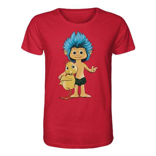 DDR Ostalgie Bio-Shirt Unisex • UNSER SANDMÄNNCHEN - PLUMPS & KÜKEN