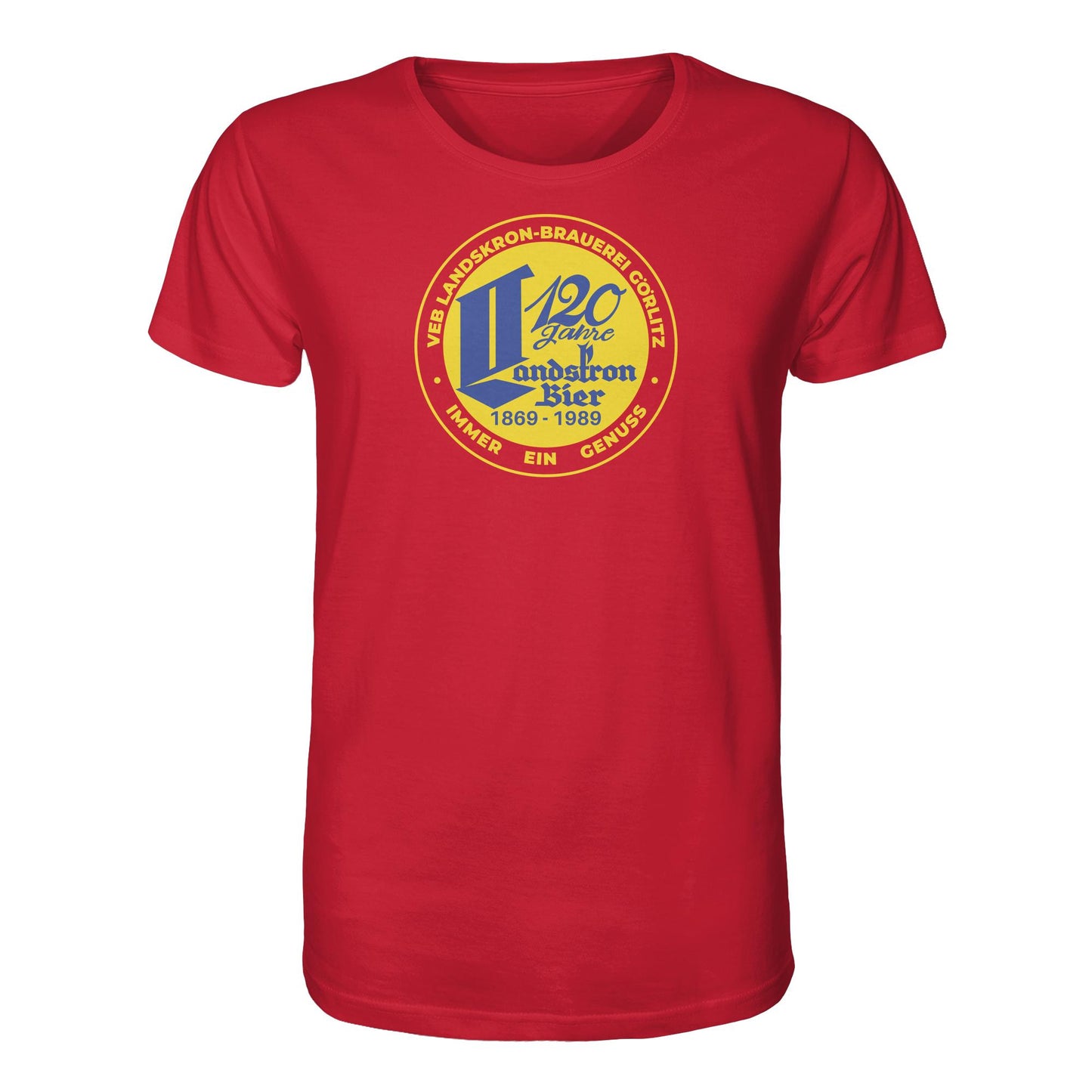 ORGANIC BIO SHIRT UNISEX • VEB LANDSKRON-BRAUEREI BIERE GÖRLITZ