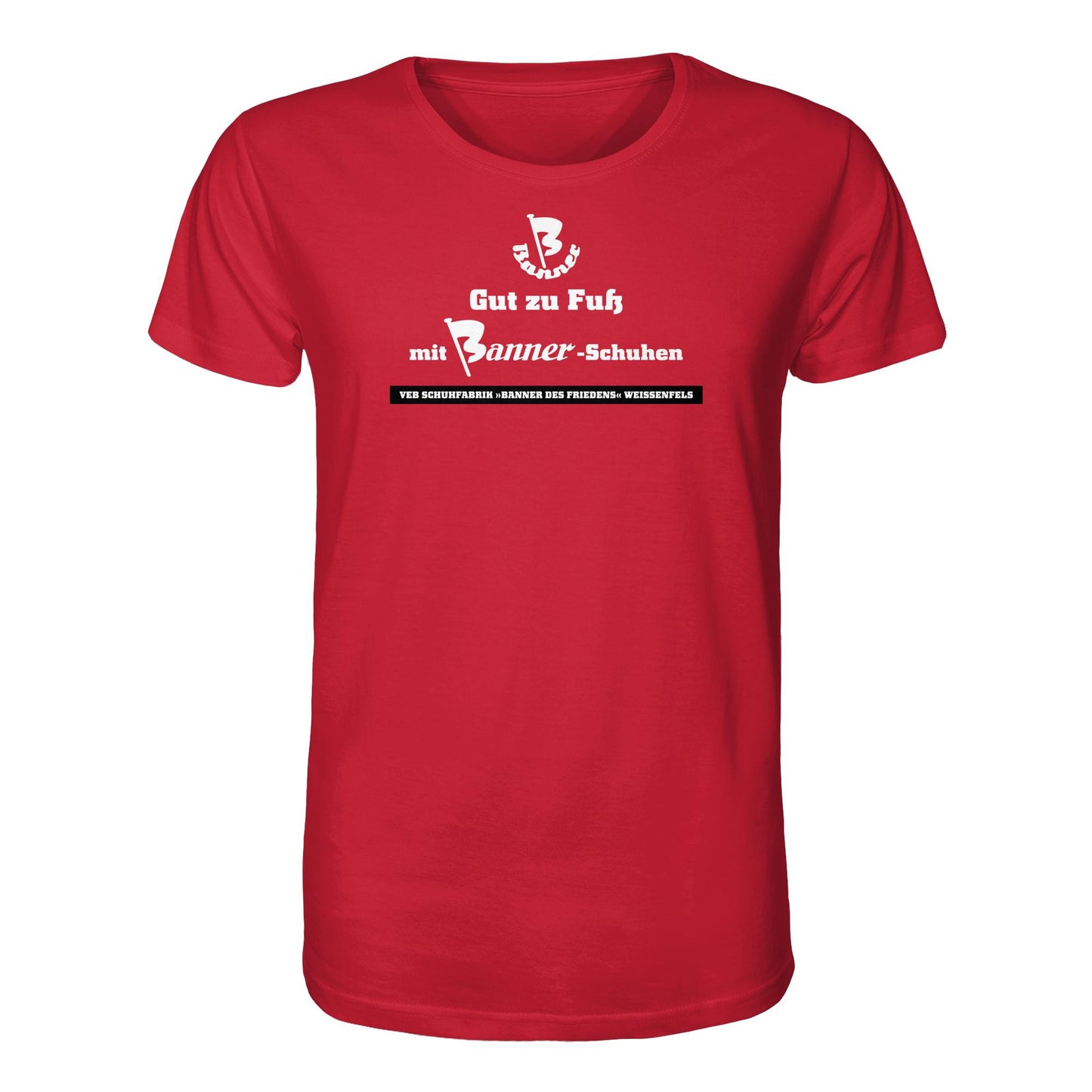 ORGANIC BIO SHIRT UNISEX • BANNER-SCHUHE - GUT ZU FUSS