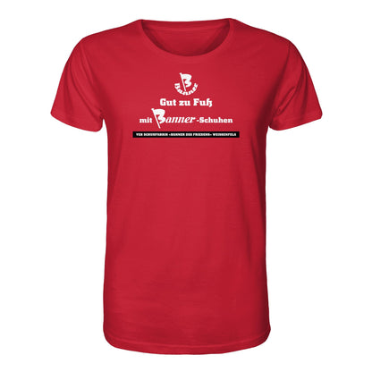 ORGANIC BIO SHIRT UNISEX • BANNER-SCHUHE - GUT ZU FUSS