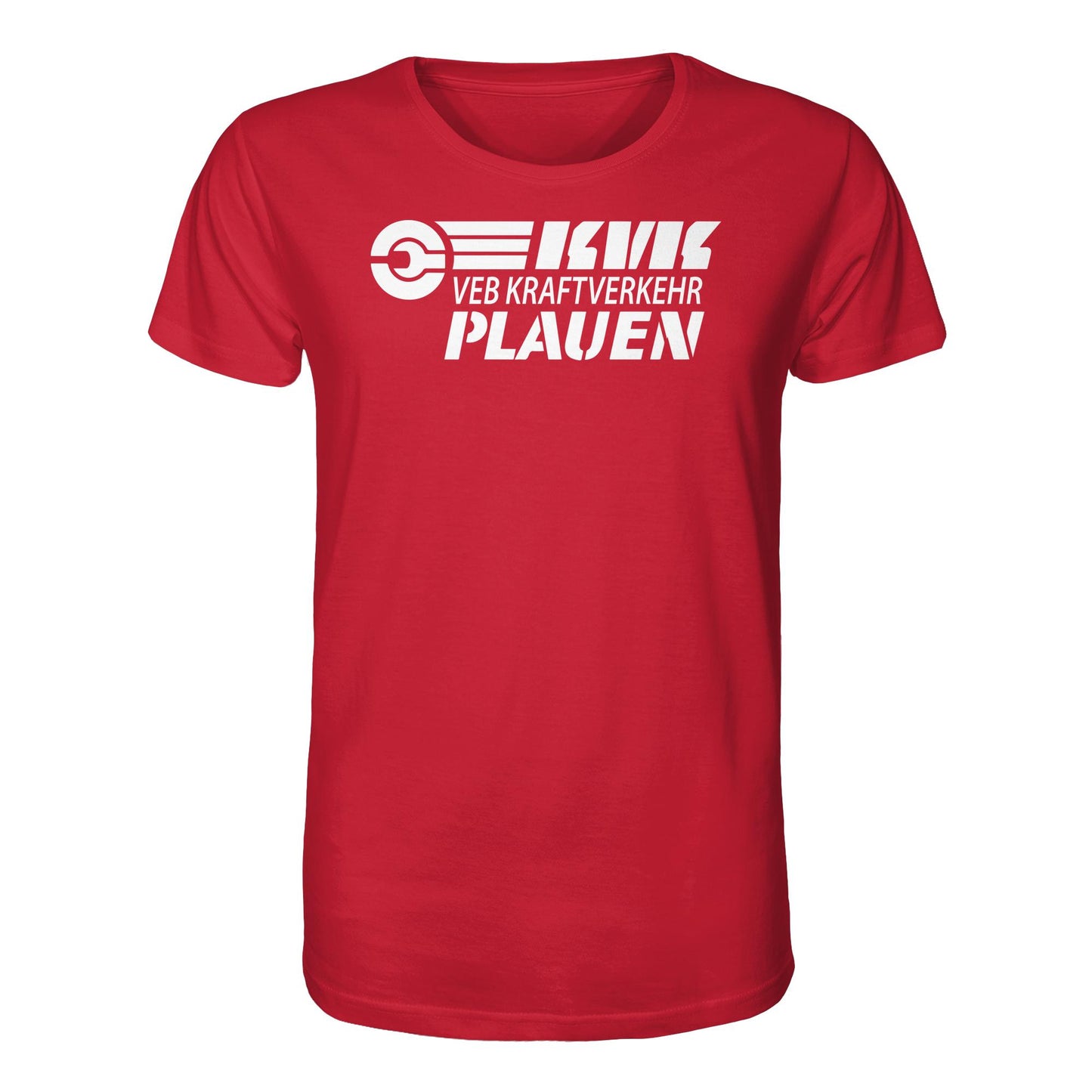 DDR Ostalgie Bio-Shirt Unisex • VEB KRAFTVERKEHR PLAUEN