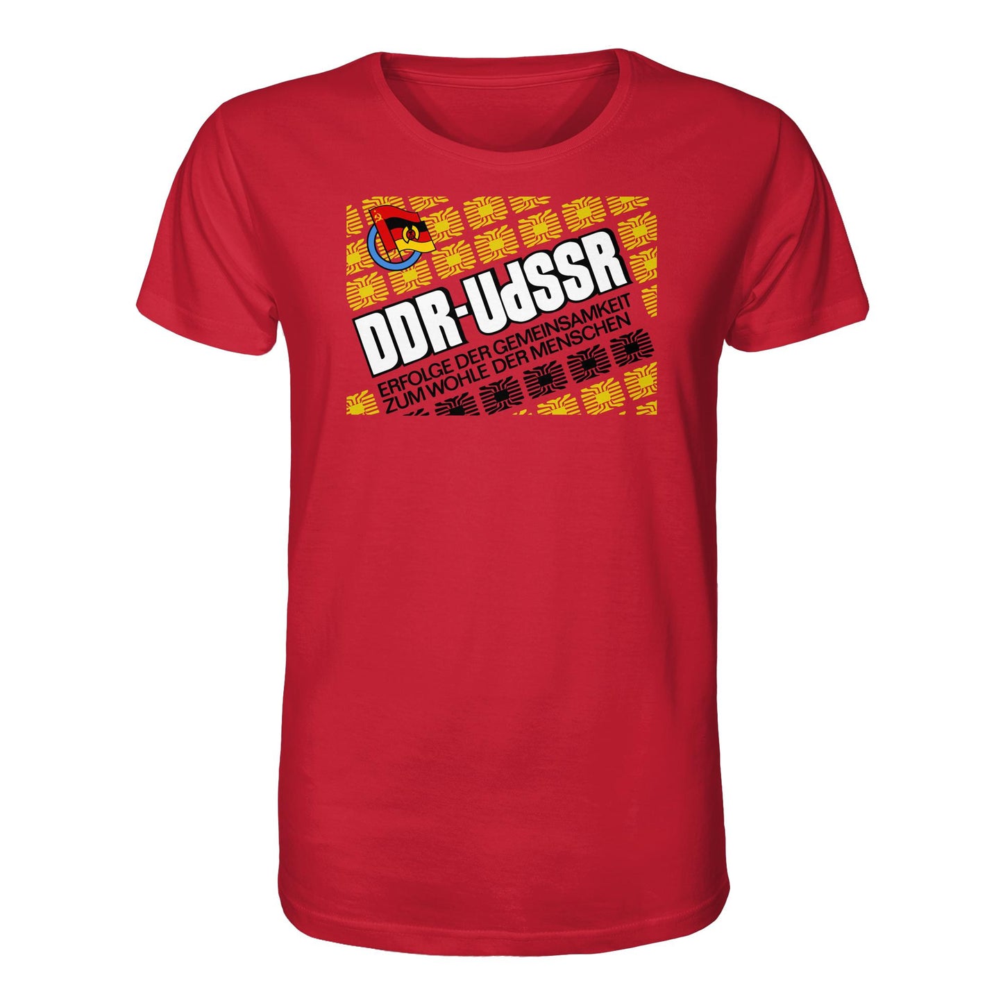 DDR Ostalgie Bio-Shirt Unisex • DDR - UDSSR: ERFOLGE DER GEMEINSAMKEIT