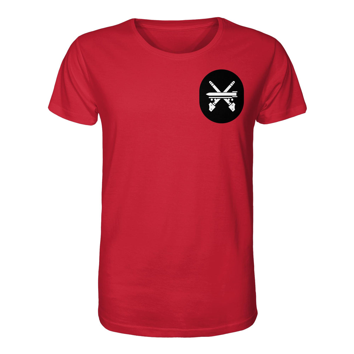 DDR Ostalgie Bio-Shirt Unisex • NVA EMBLEM - RAKETEN- UND WAFFENTECHNISCHER DIENST