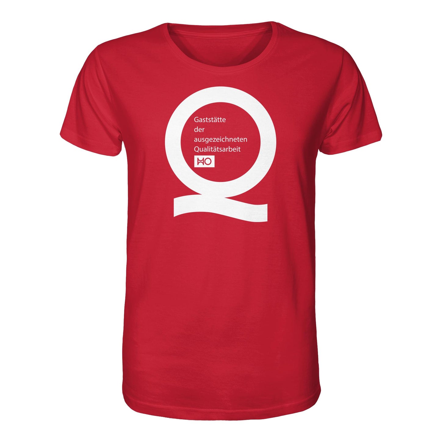 DDR Ostalgie Bio-Shirt Unisex • AUSGEZEICHNETE HO-GASTSTÄTTE (ORIGINAL SIEGEL)