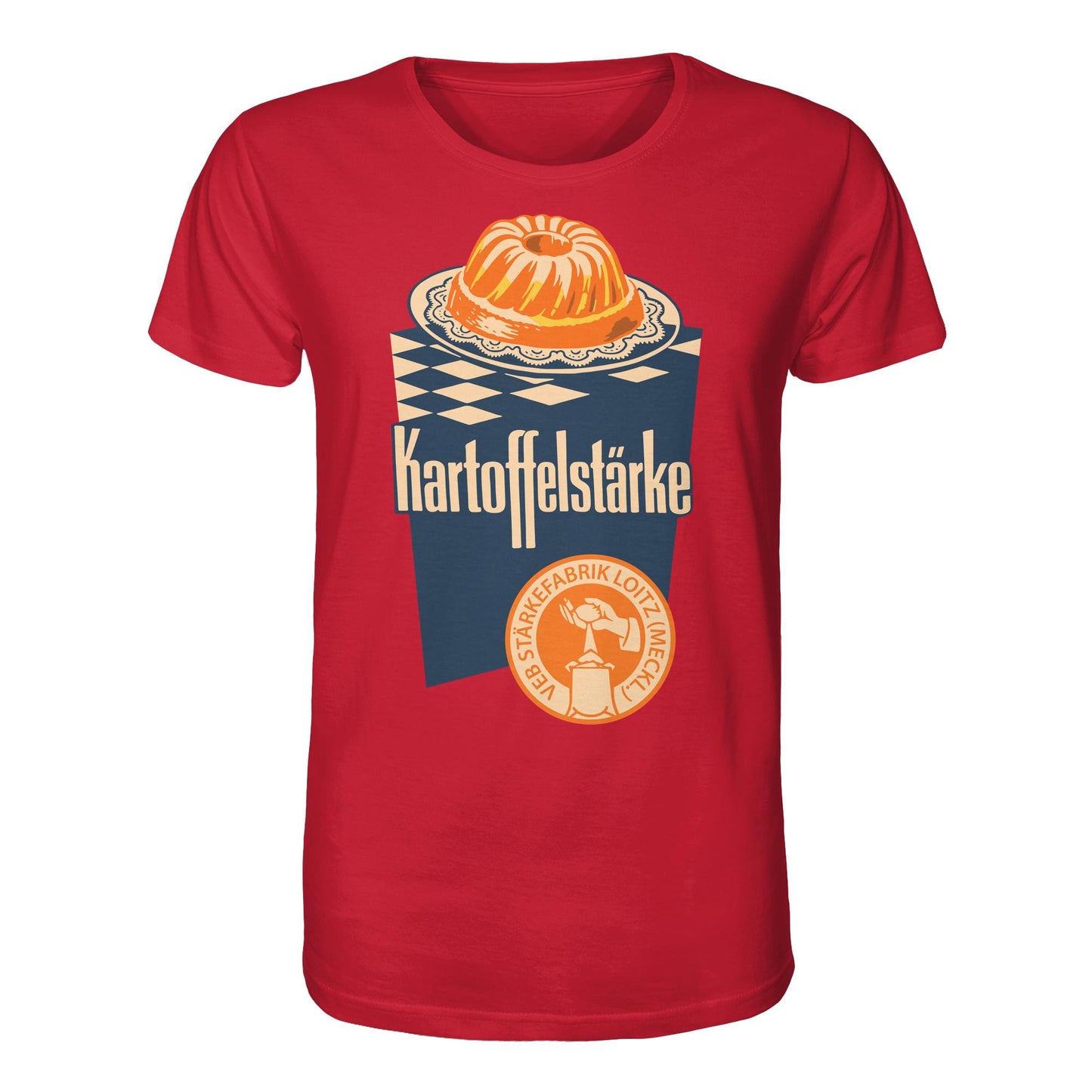 DDR Ostalgie Bio-Shirt Unisex • VEB KARTOFFELSTÄRKE - VEB STÄRKEFABRIK LOITZ