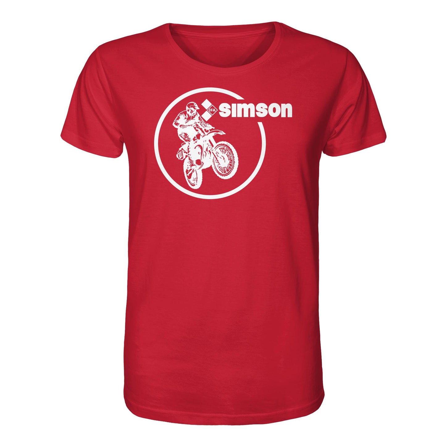 DDR Ostalgie Bio-Shirt Unisex • IFA SIMSON CROSS (ORIGINAL NICKI MOTIV)