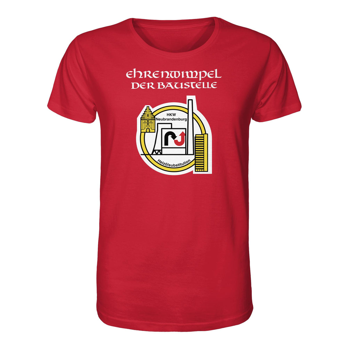 DDR Ostalgie Bio-Shirt Unisex • EHRENWIMPEL HKW NEUBRANDENBURG