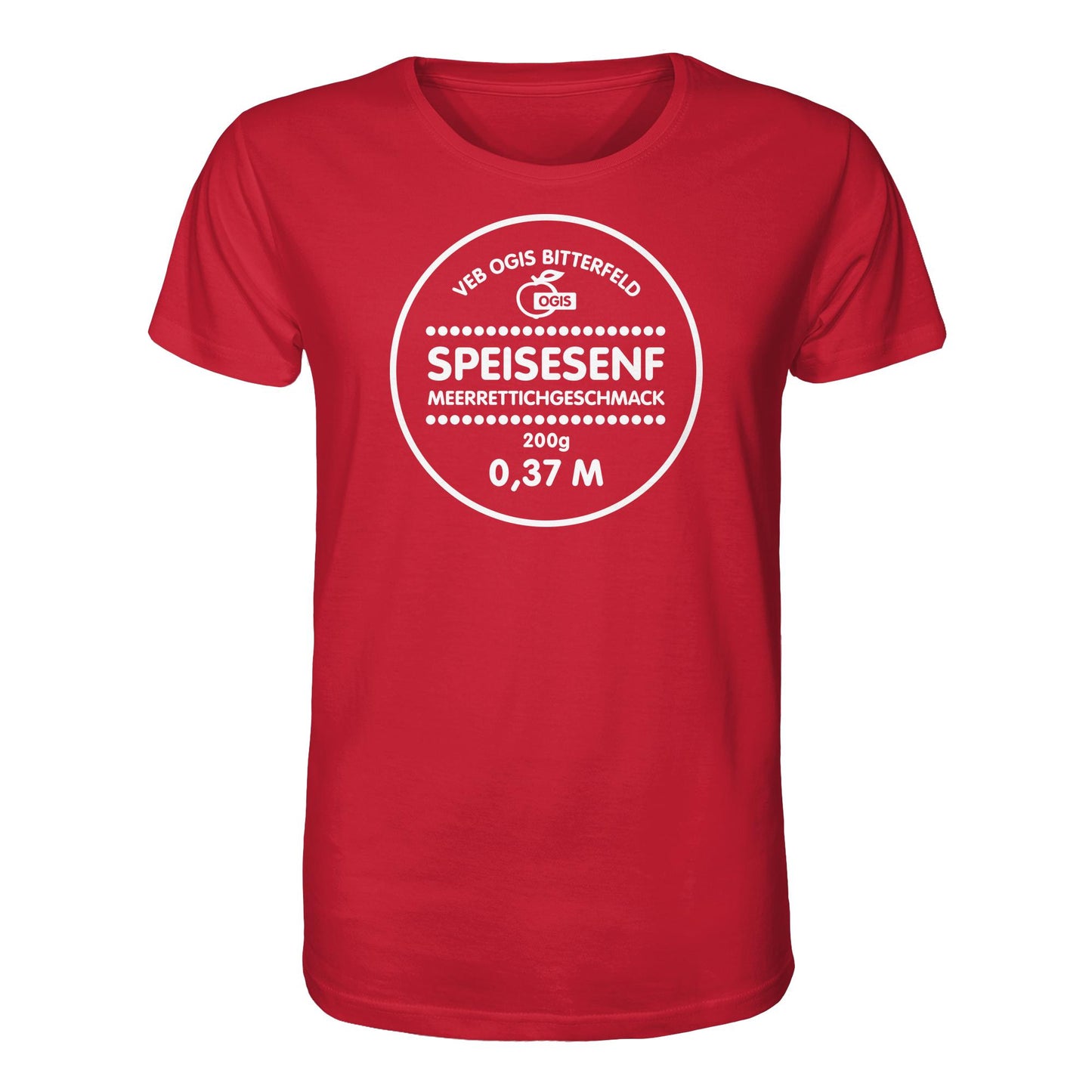 DDR Ostalgie Bio-Shirt Unisex • VEB OGIS BITTERFELD - SPEISESENF