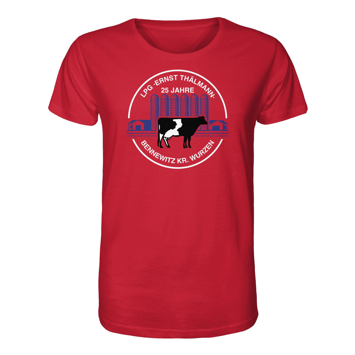 DDR Ostalgie Bio-Shirt Unisex • LPG ERNST THÄLMANN BENNEWITZ - WURZEN