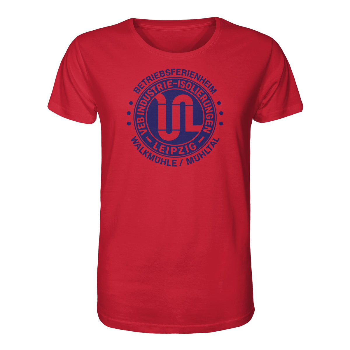 DDR Ostalgie Bio-Shirt Unisex • VEB INDUSTRIE-ISOLIERUNGEN - BETRIEBSFERIENHEIM WALKMÜHLE