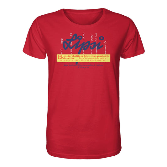 DDR Ostalgie Bio-Shirt Unisex • LIPSI ERFRISCHUNGSGETRÄNK - MINERALWASSERFABRIK DÖLLNITZ