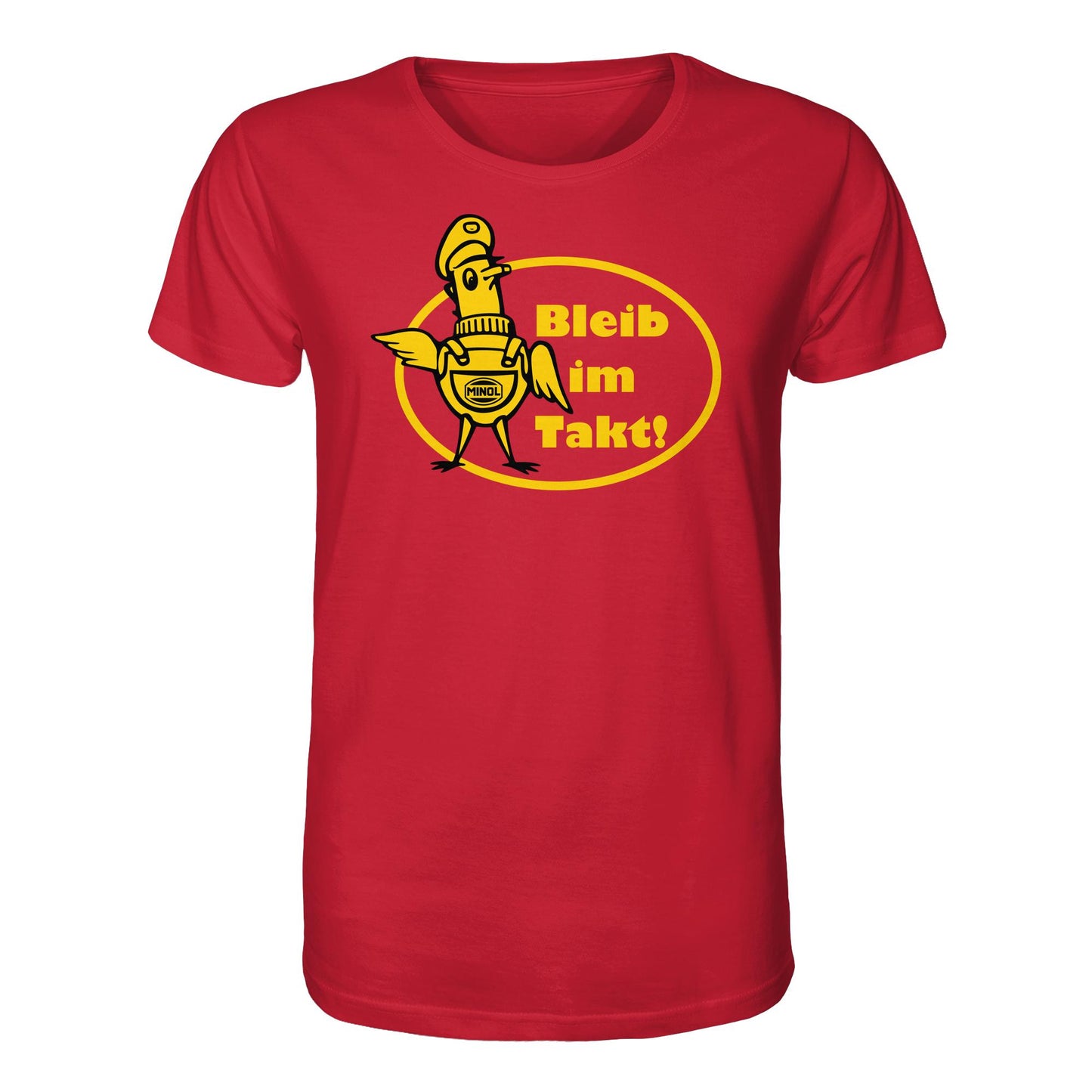 DDR Ostalgie Bio-Shirt Unisex • MINOL - BLEIB IM TAKT