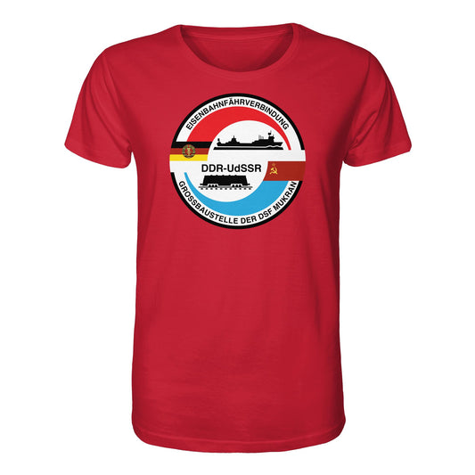 DDR Ostalgie Bio-Shirt Unisex • GROSSBAUSTELLE DER DSF MUKRAN