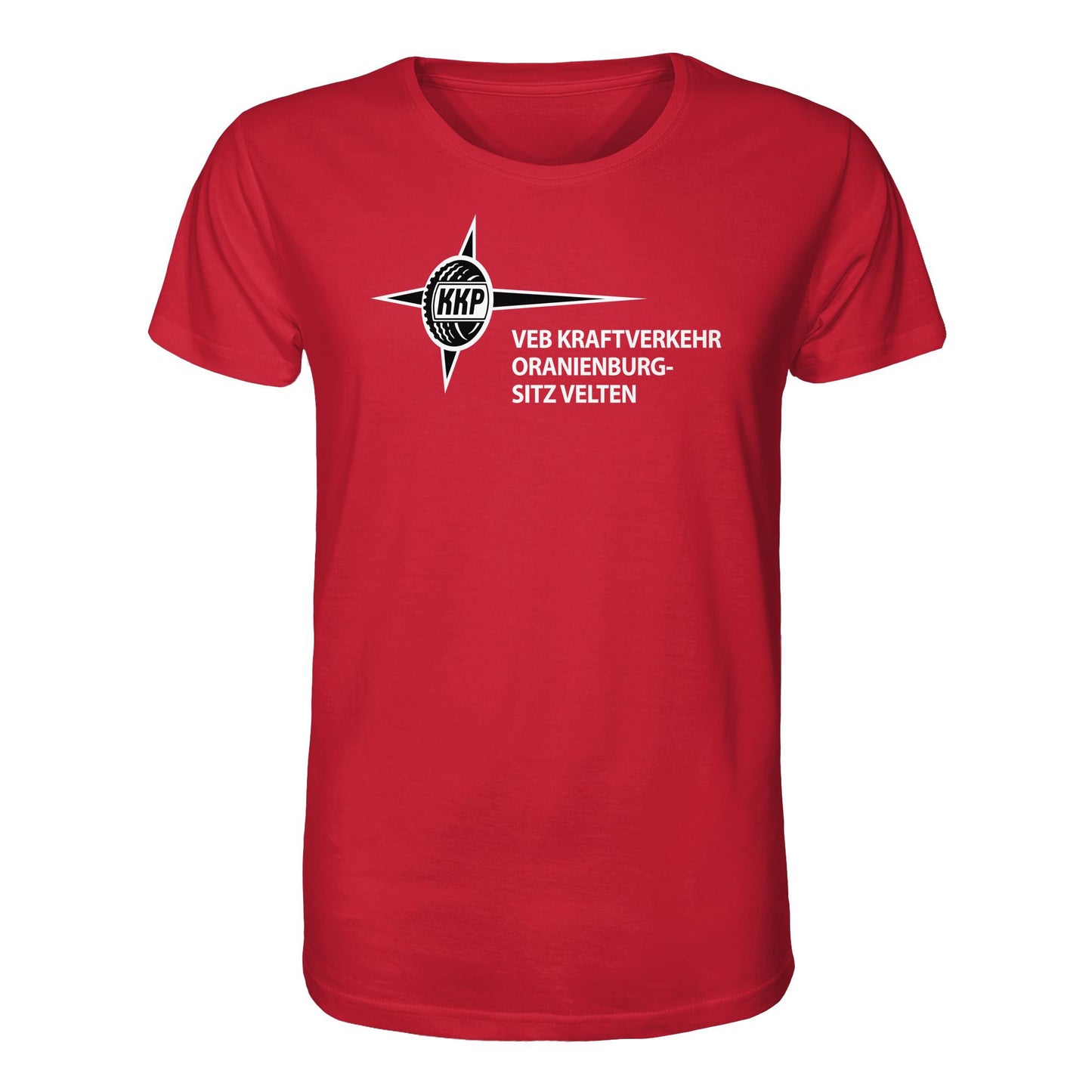 DDR Ostalgie Bio-Shirt Unisex • VEB KRAFTVERKEHR ORANIENBURG