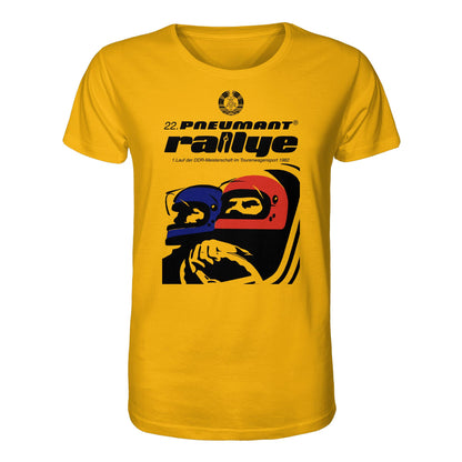 ORGANIC BIO SHIRT UNISEX • 22. PNEUMANT RALLYE 1982 (ORIGINAL DDR-PLAKAT)