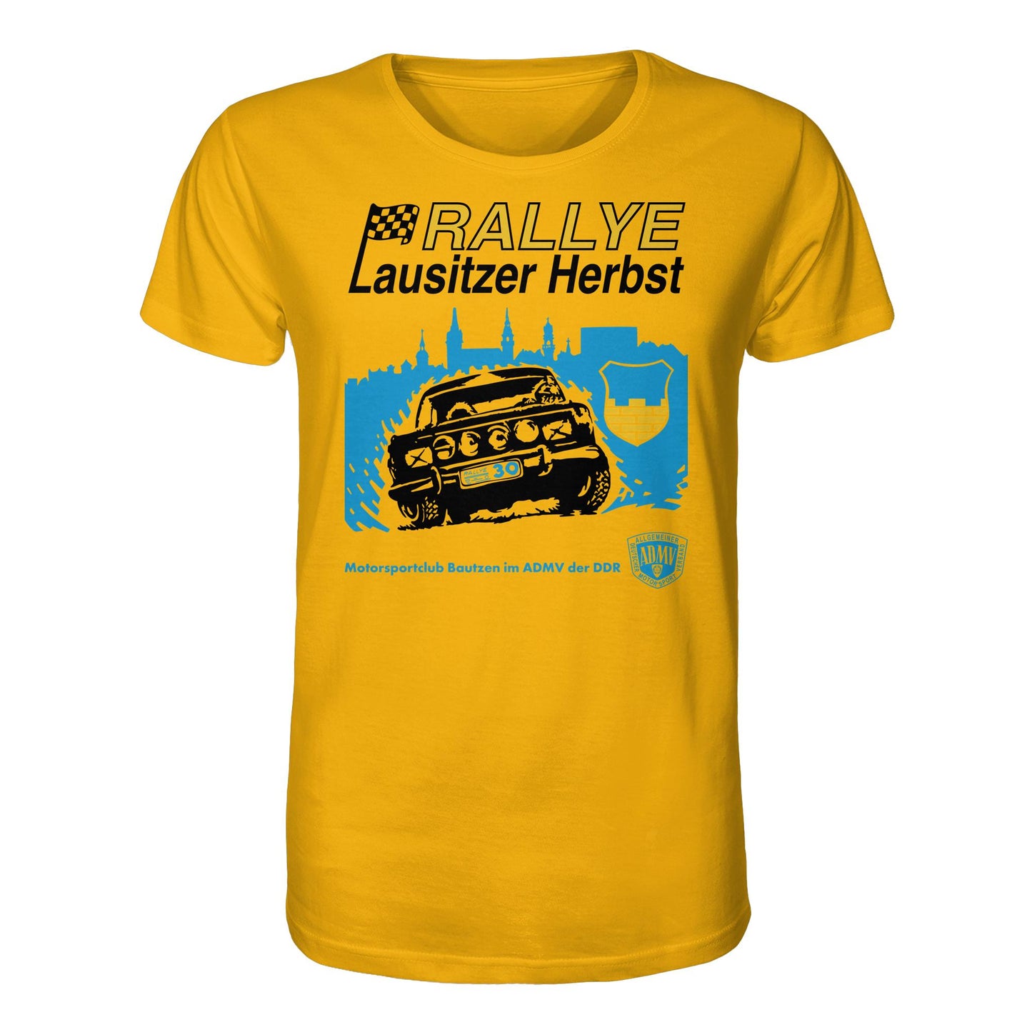 ORGANIC BIO SHIRT UNISEX • RALLYE LAUSITZER HERBST, MOTORSPORTCLUB BAUTZEN