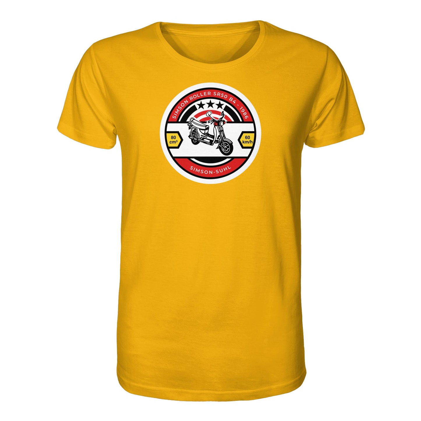 ORGANIC BIO SHIRT UNISEX • SIMSON SR50 - ORIGINAL BIERDECKEL