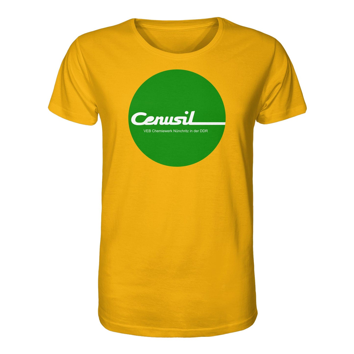 DDR Ostalgie Bio-Shirt Unisex • CENUSIL - VEB CHEMIE NÜNCHRITZ