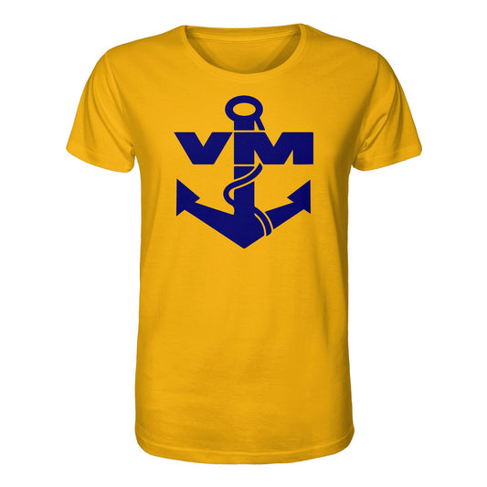 DDR Ostalgie Bio-Shirt Unisex • NVA EMBLEM - VOLKSMARINE SEESTREITKRÄFTE - BRUST