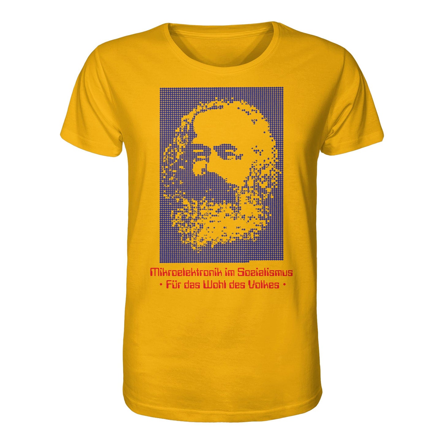 DDR Ostalgie Bio-Shirt Unisex • DDR MIKROELEKTRONIK FÜR DAS WOHL DES VOLKES (ORIGINAL POSTER)