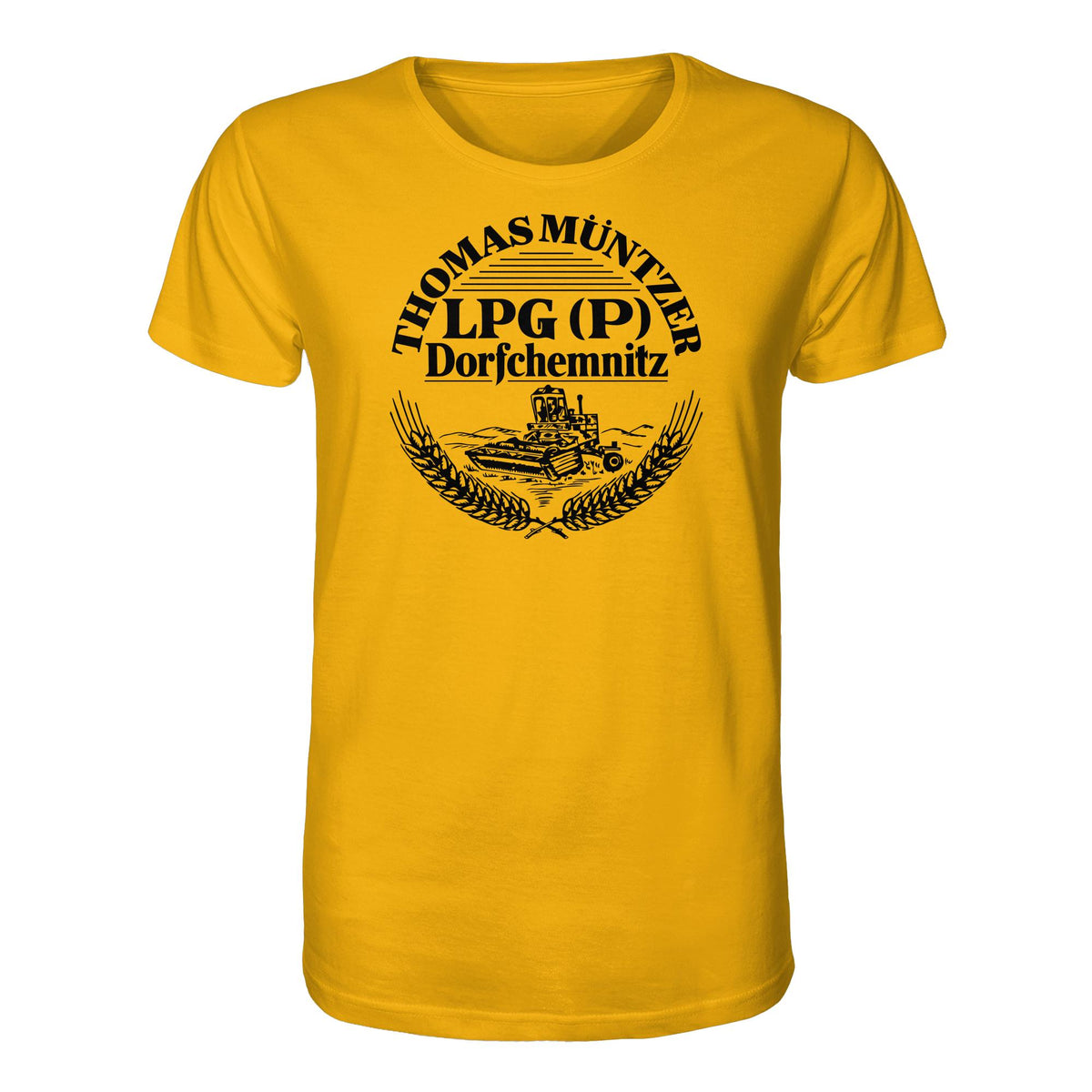 DDR Ostalgie Bio-Shirt Unisex • LPG THOMAS MÜNTZER DORFCHEMNITZ