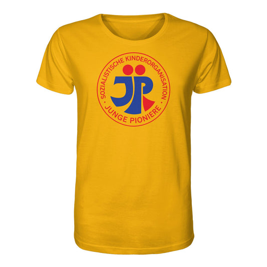 DDR Ostalgie Bio-Shirt Unisex • JP - JUNGE PIONIERE (ORIGINAL NICKI-MOTIV)