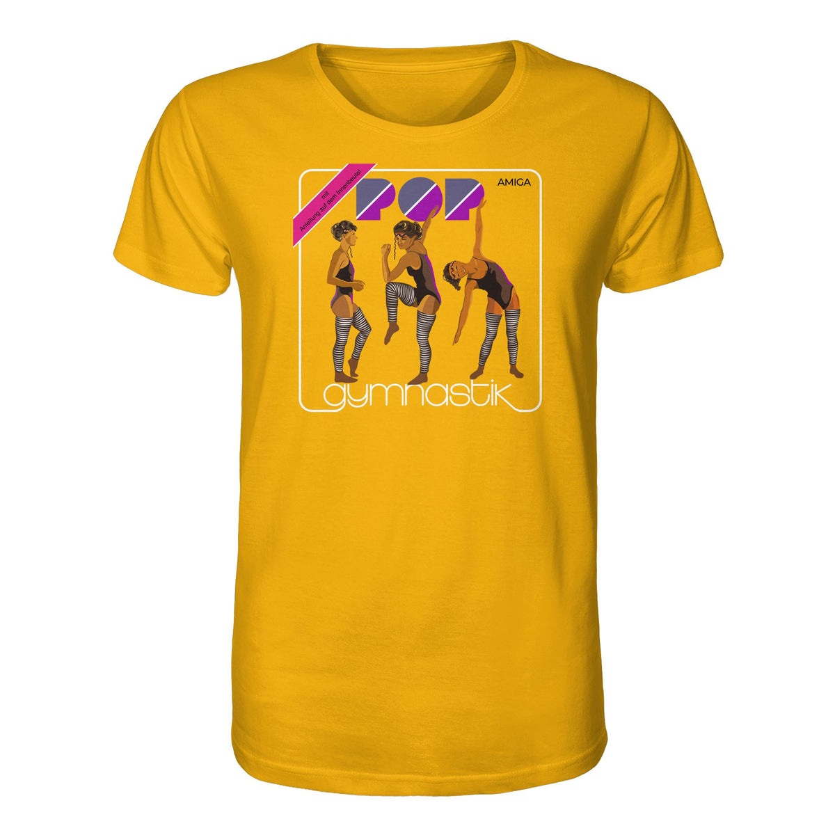 DDR Ostalgie Bio-Shirt Unisex • AMIGA POP-GYMNASTIK (ORIGINAL PLATTENCOVER)