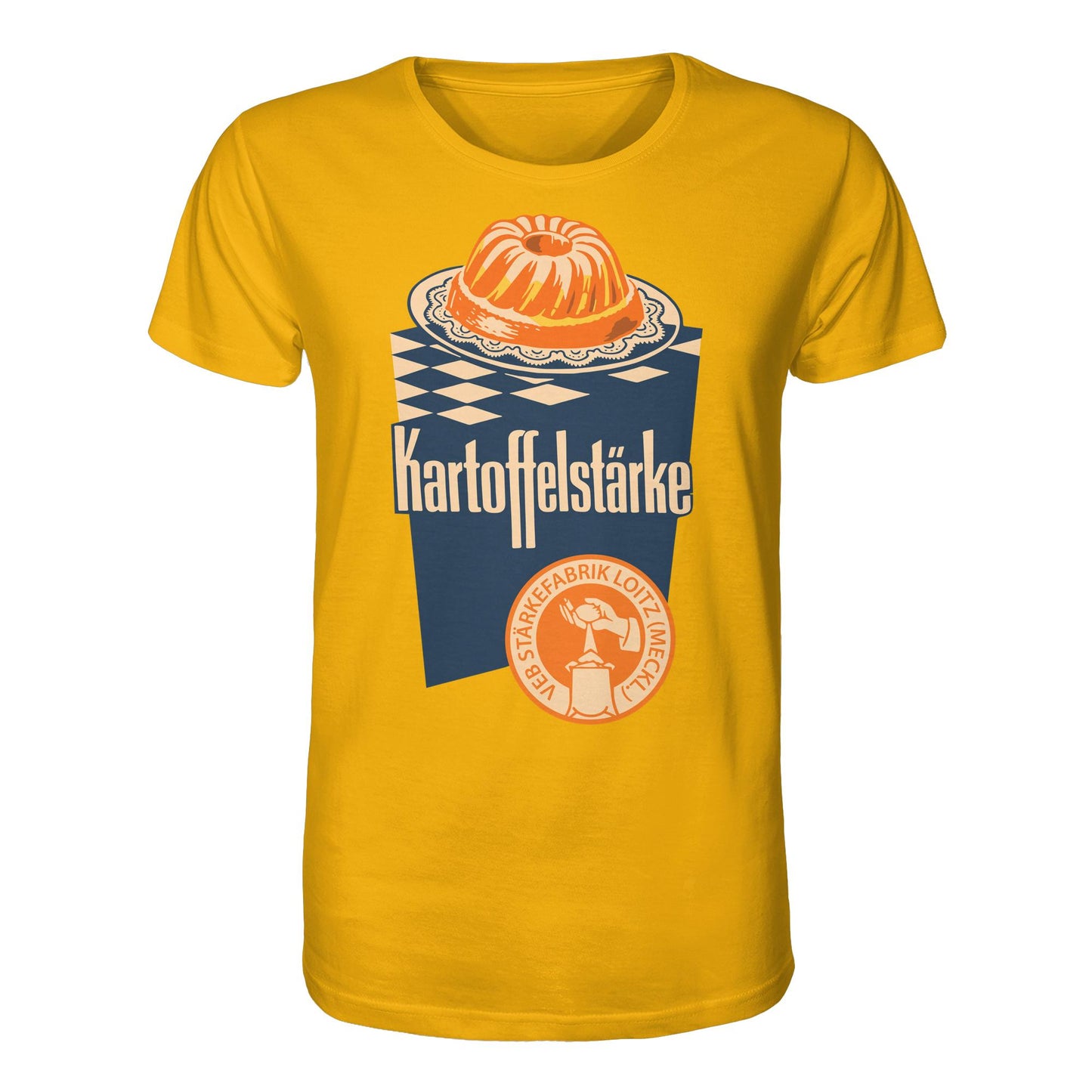 DDR Ostalgie Bio-Shirt Unisex • VEB KARTOFFELSTÄRKE - VEB STÄRKEFABRIK LOITZ