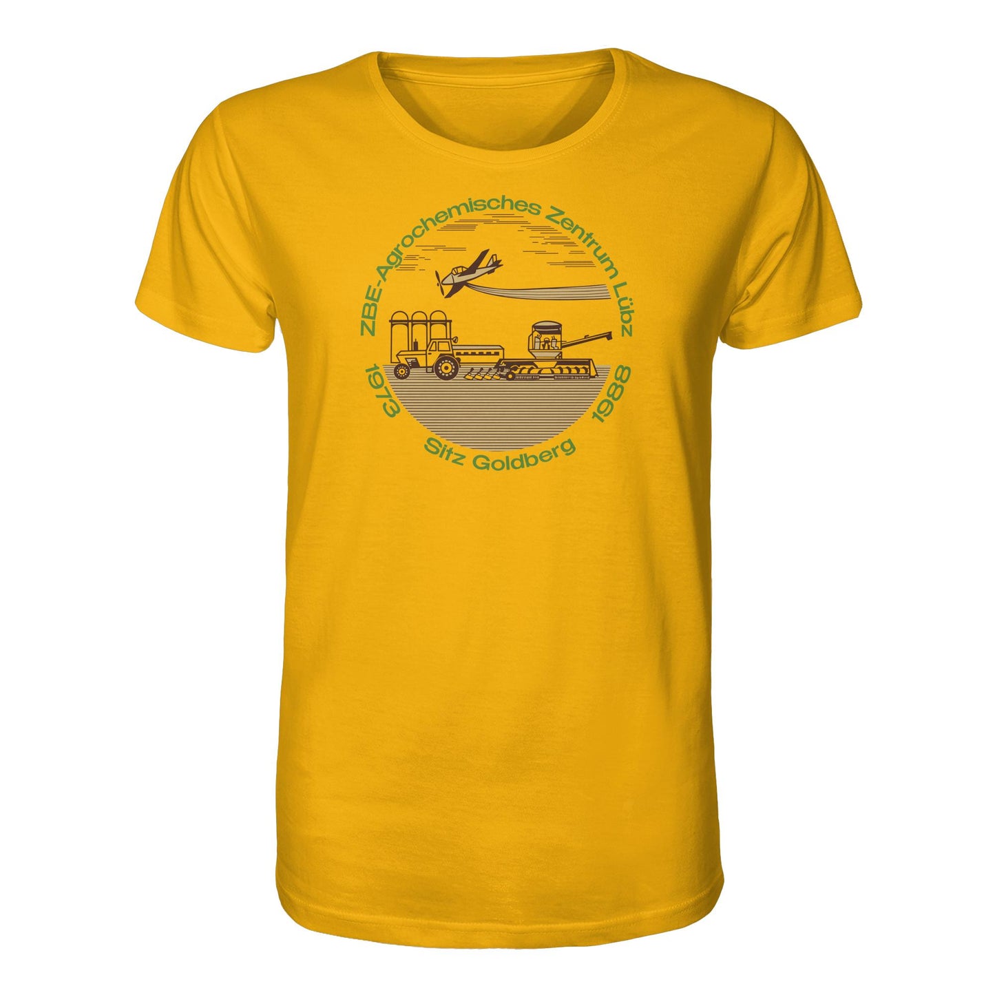DDR Ostalgie Bio-Shirt Unisex • ZBE AGROCHEMISCHES ZENTRUM LÜBZ