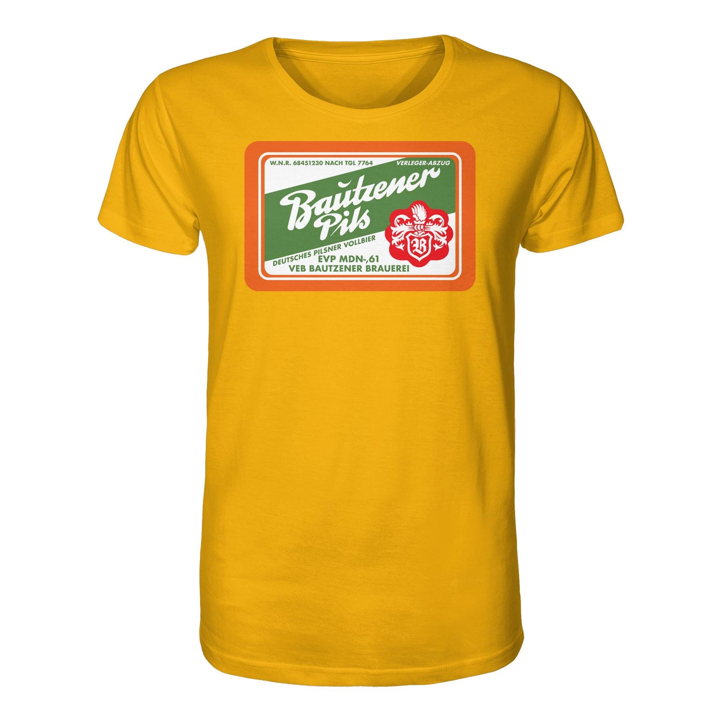DDR Ostalgie Bio-Shirt Unisex • VEB BAUTZENER BRAUEREI