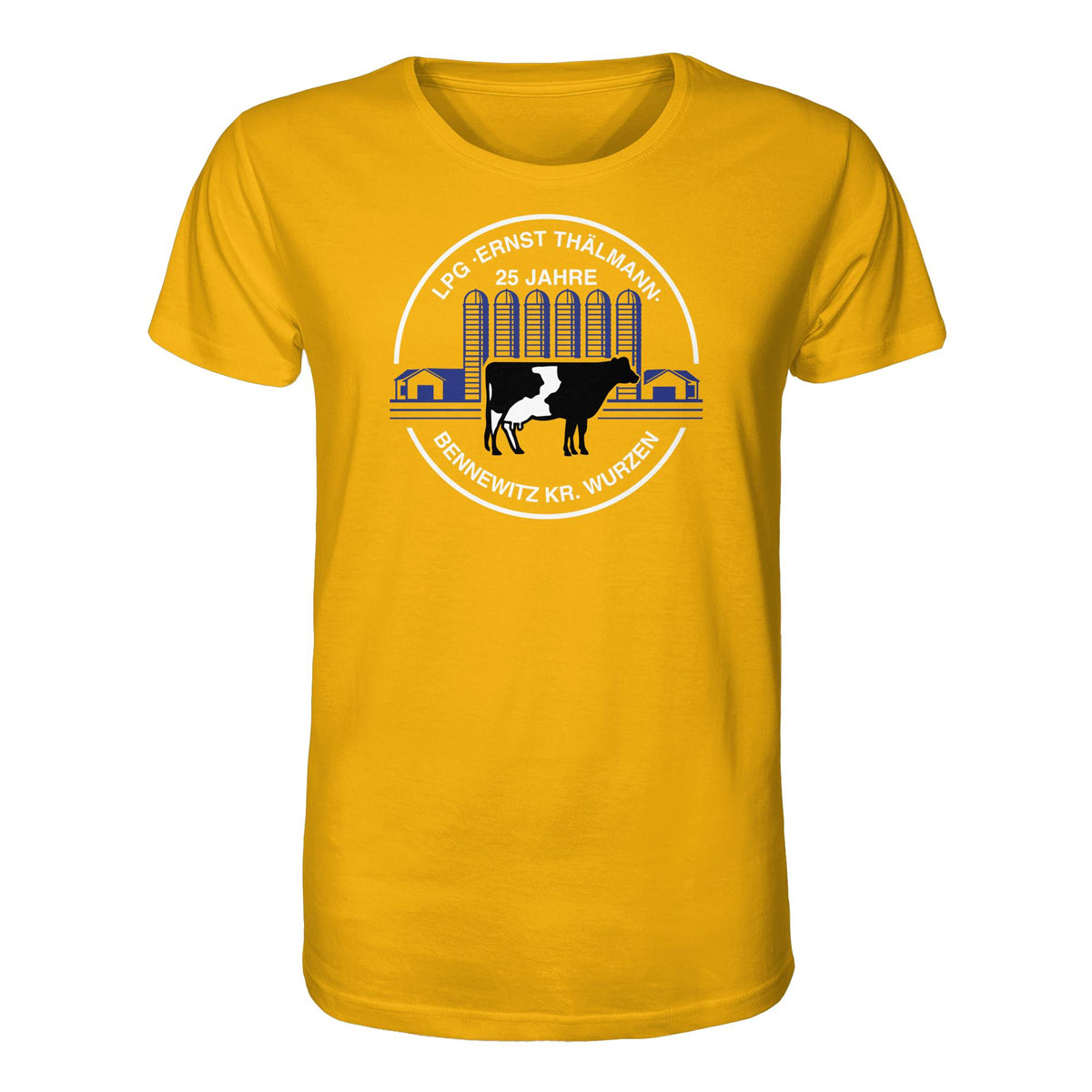 DDR Ostalgie Bio-Shirt Unisex • LPG ERNST THÄLMANN BENNEWITZ - WURZEN