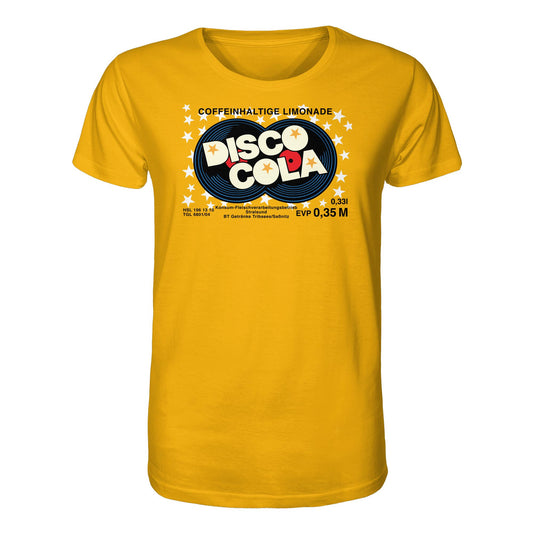 DDR Ostalgie Bio-Shirt Unisex • DISCO COLA - ORIGINAL ETIKETT