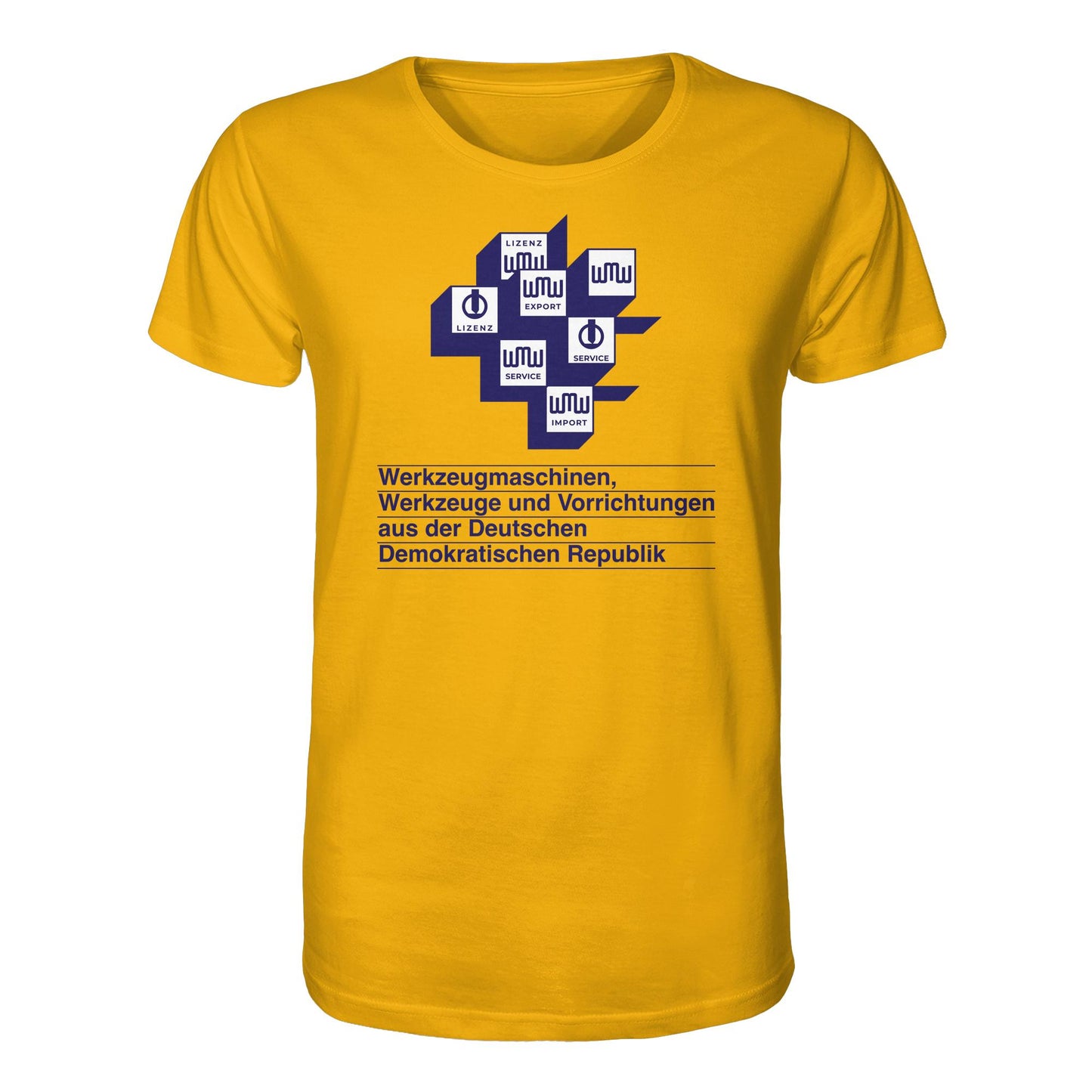 DDR Ostalgie Bio-Shirt Unisex • WMW WERKZEUGMASCHINEN DER DDR