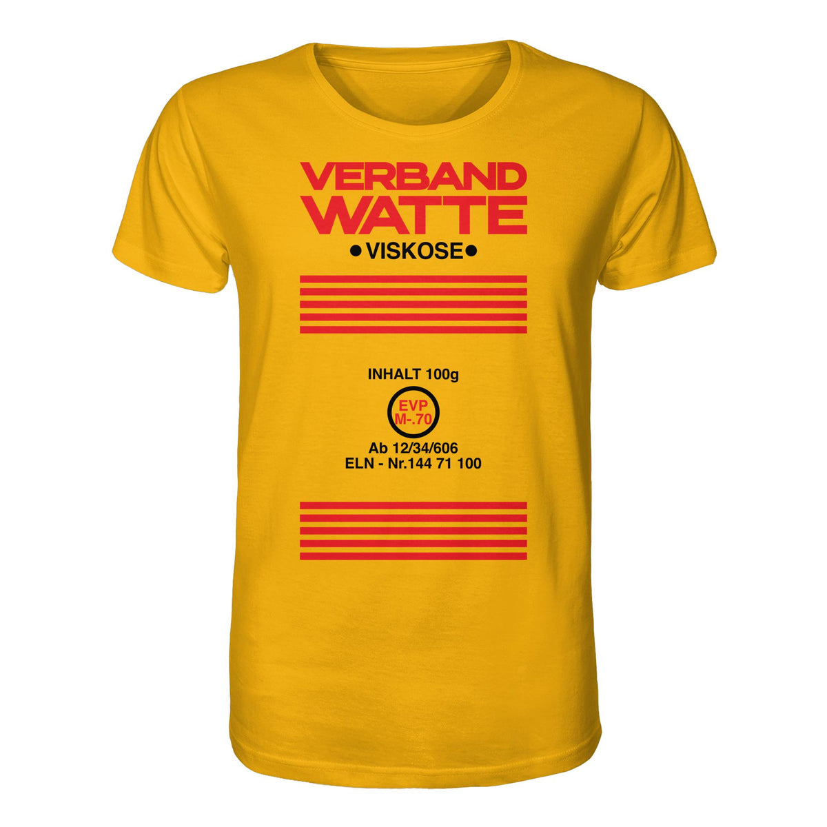 DDR Ostalgie Bio-Shirt Unisex • VERBAND WATTE VISKOSE