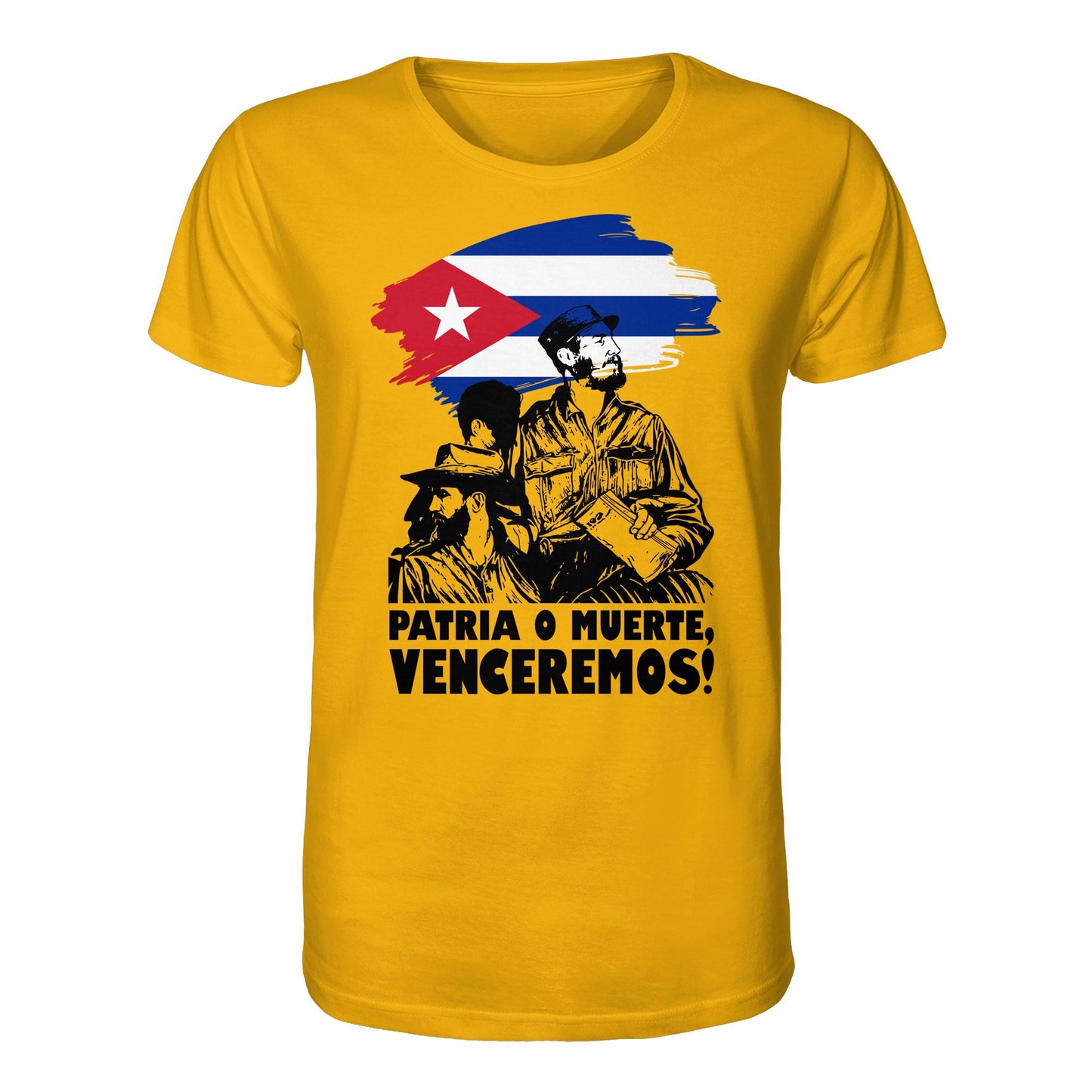 DDR Ostalgie Bio-Shirt Unisex • KUBA - PATRIA O MUERTE, VENCEREMOS! (ORIGINAL PLAKAT)