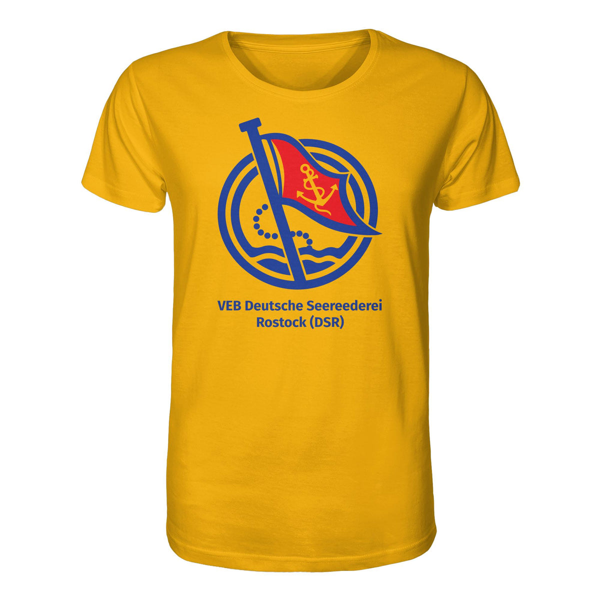 DDR Ostalgie Bio-Shirt Unisex • VEB DEUTSCHE SEEREEDEREI ROSTOCK (DSR)