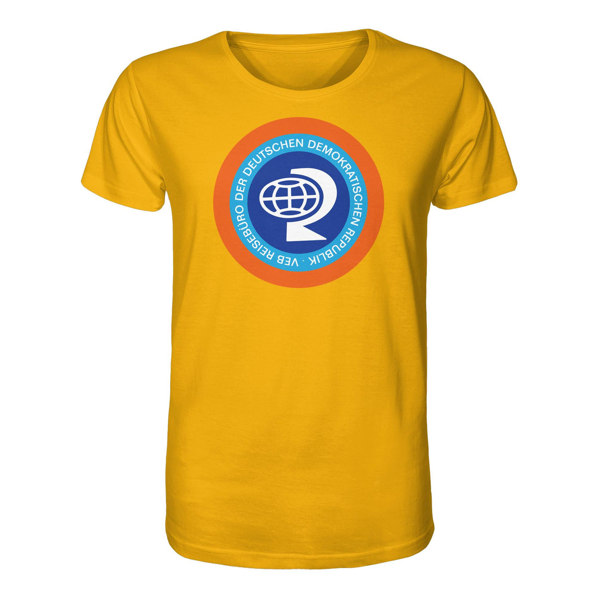 DDR Ostalgie Bio-Shirt Unisex • VEB REISEBÜRO DER DDR