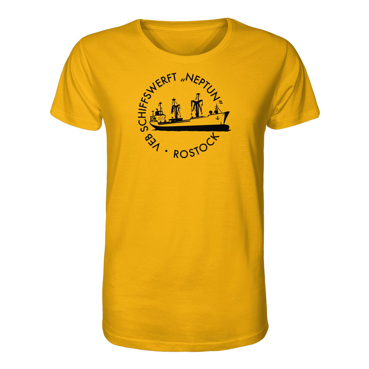 DDR Ostalgie Bio-Shirt Unisex • VEB SCHIFFSWERFT NEPTUN ROSTOCK