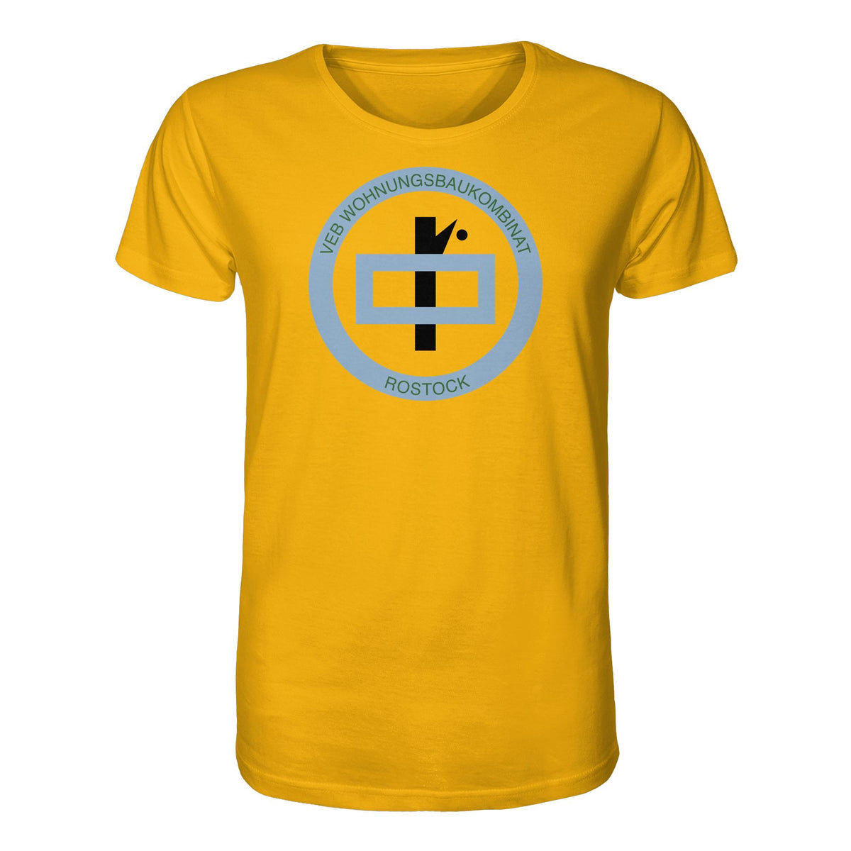 DDR Ostalgie Bio-Shirt Unisex • VEB WOHNUNGSBAUKOMBINAT ROSTOCK