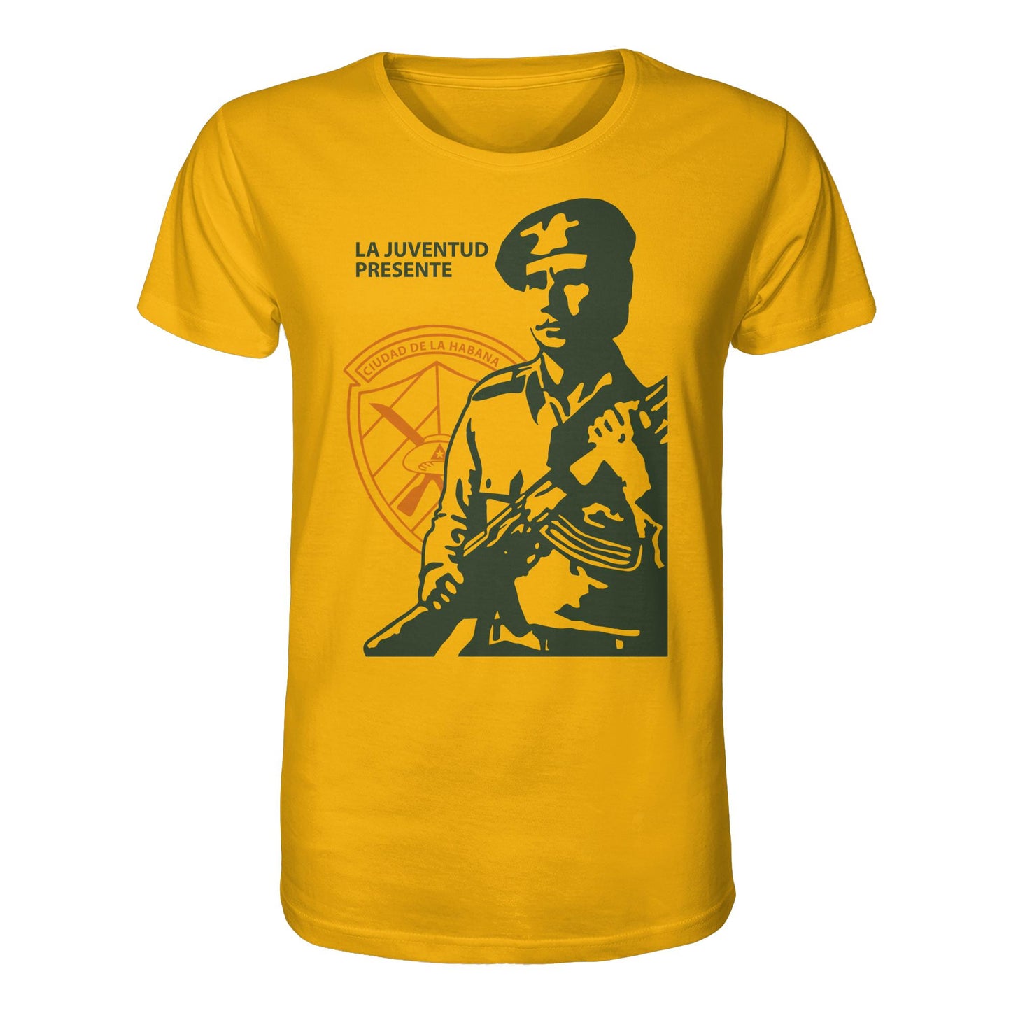 DDR Ostalgie Bio-Shirt Unisex • LA JUVENTUD PRESENTE CIUDAD DE LA HABANA (DIE JUGEND HAVANNAS IST AKTIV)