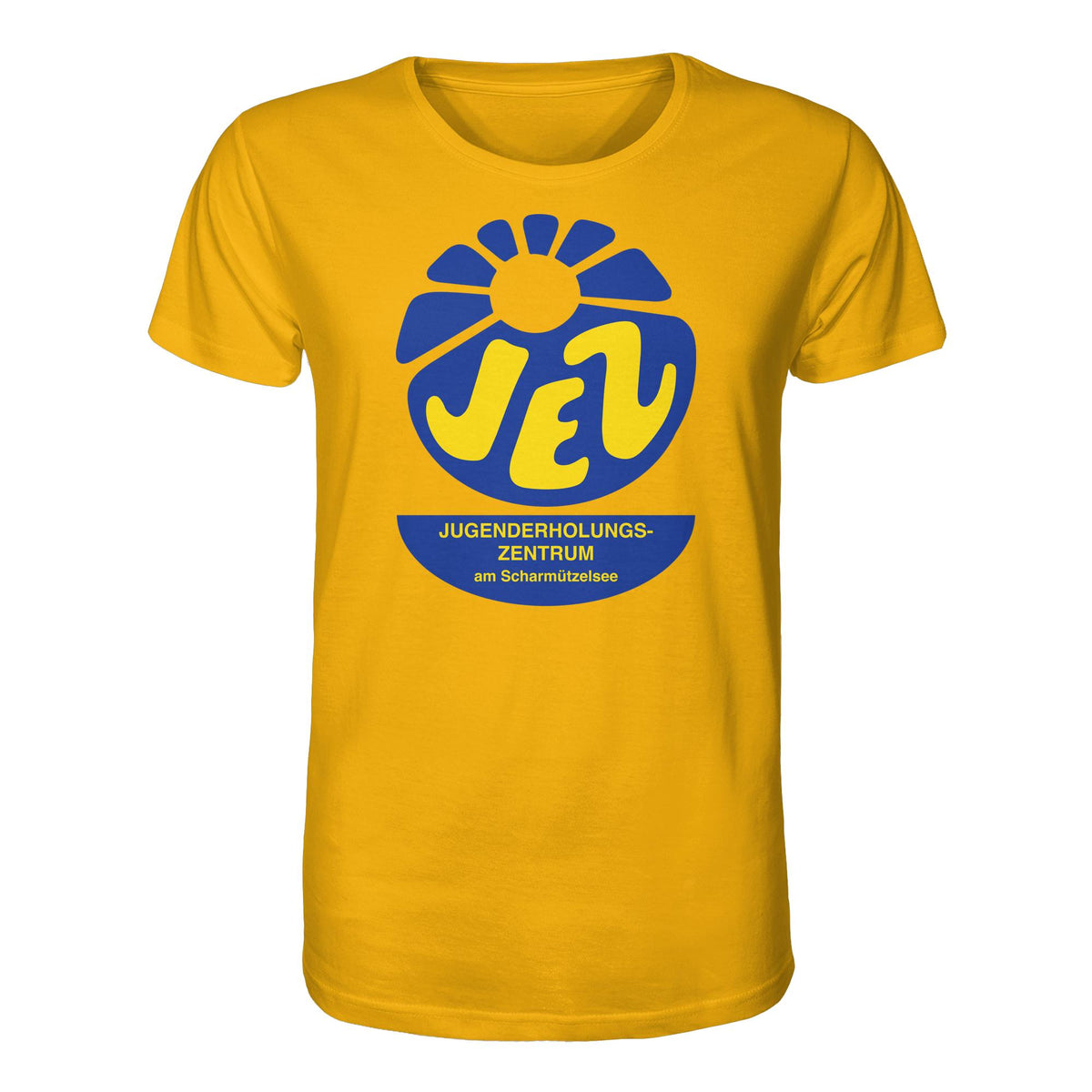 DDR Ostalgie Bio-Shirt Unisex • JEZ - JUGENDERHOLUNGSZENTRUM SCHARMÜTZELSEE
