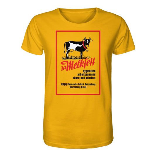 DDR Ostalgie Bio-Shirt Unisex • 1A MELKFETT - VEB BOIZENBURG