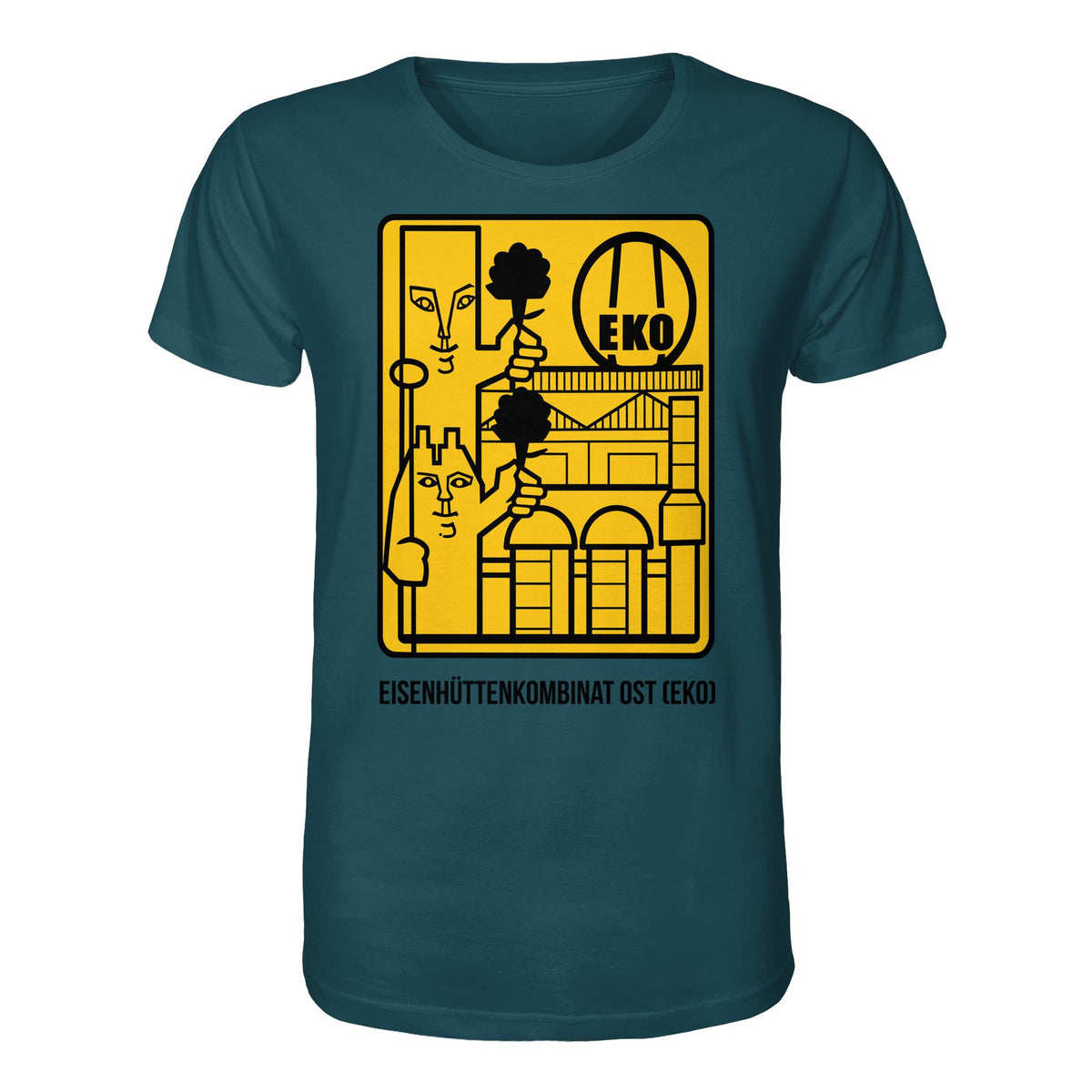 DDR Ostalgie Bio-Shirt Unisex • EISENHÜTTENKOMBINAT OST (EKO)