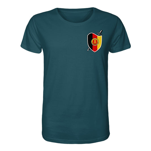 DDR Ostalgie Bio-Shirt Unisex • SIGNÉ STAATSSICHERHEIT (BRUST)