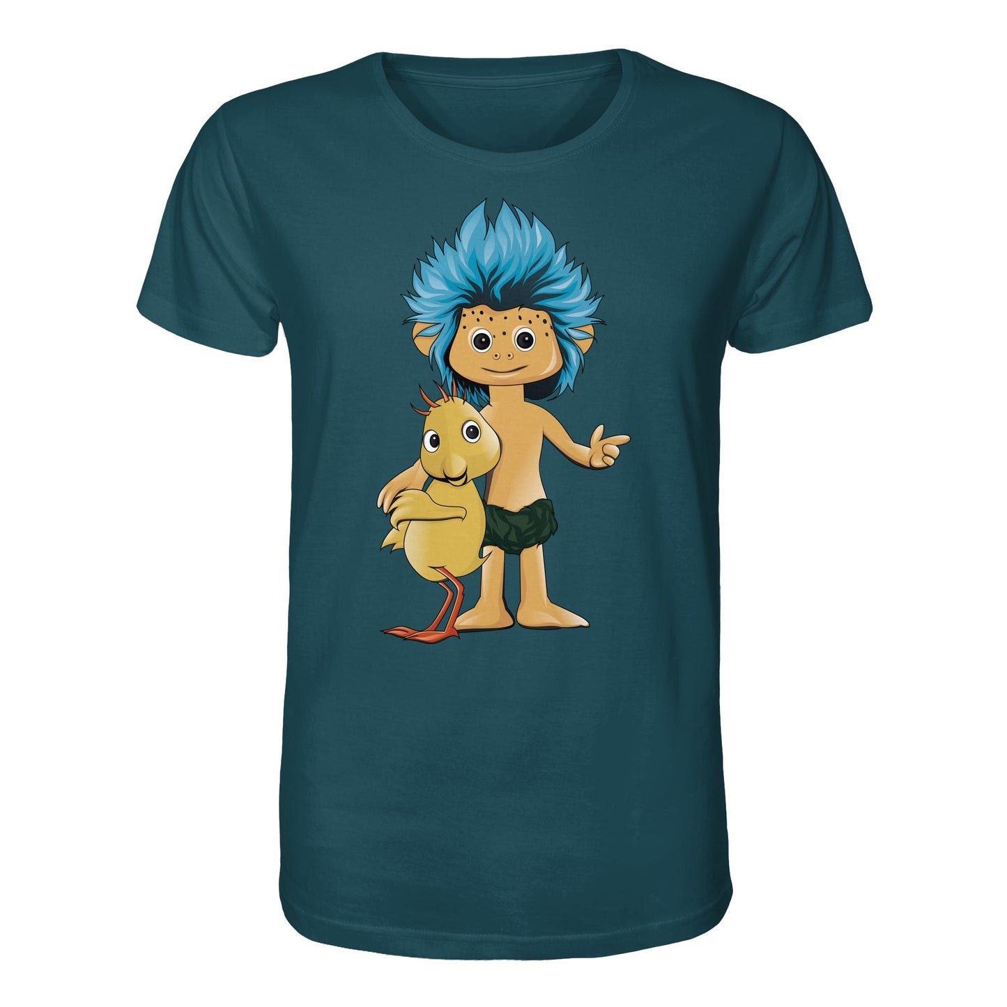 DDR Ostalgie Bio-Shirt Unisex • UNSER SANDMÄNNCHEN - PLUMPS & KÜKEN